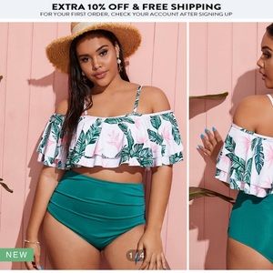 Palm tree swim suit!